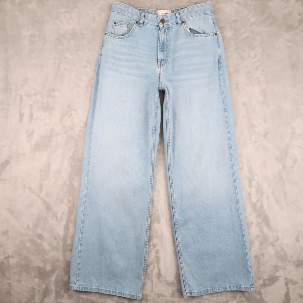 BDG Jeans Women 28 Fit 29x31.5 Light Wash Wide Leg High Rise Baggy Relaxed Retro